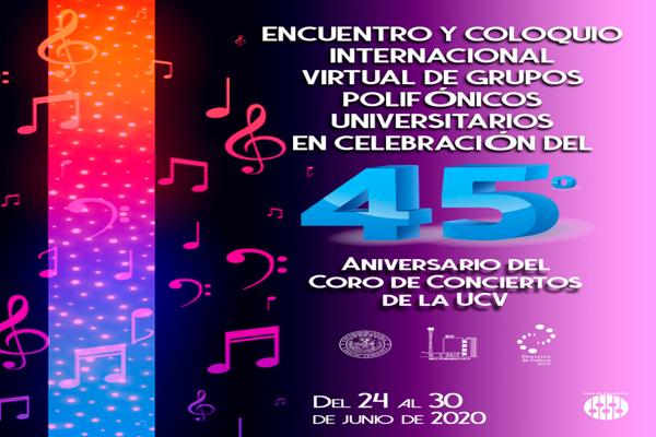 Aniversario Coro de conciertos UCV