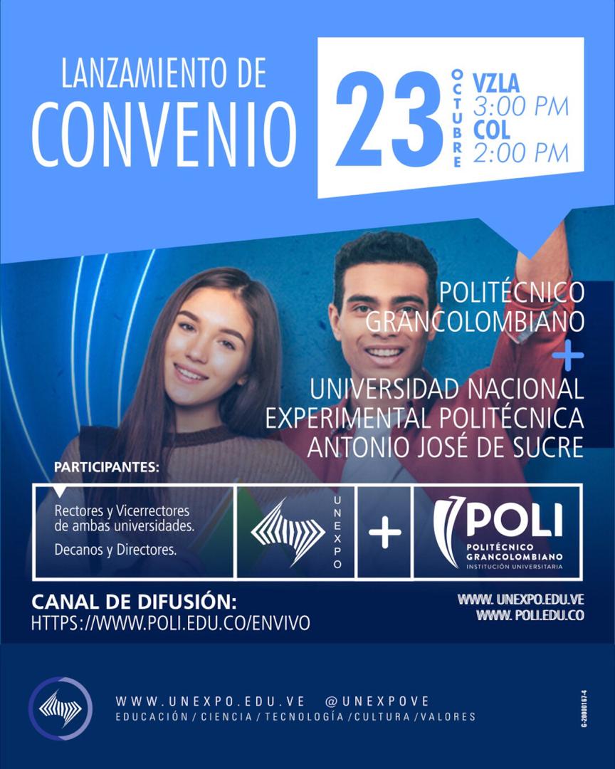 Convenio Unexpo Politécnico Grancolombiano