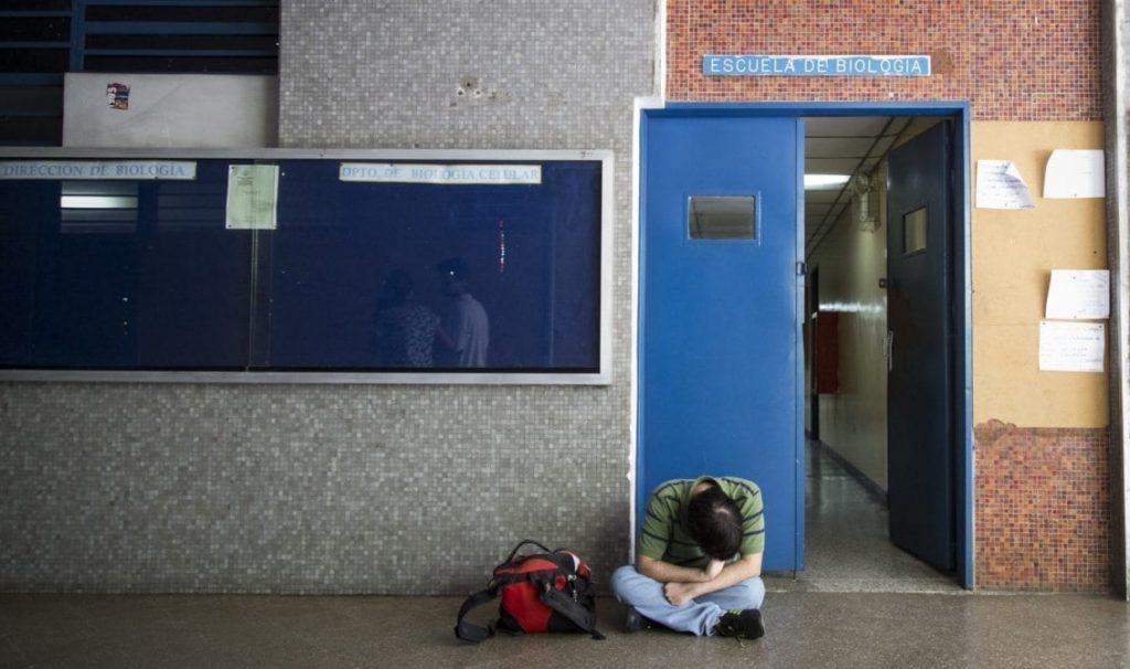 Estudiantes de la UCV están sin clases