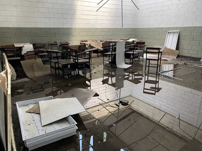 abandono sede de la UCV en Cagua