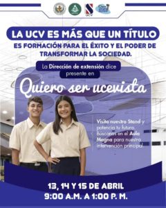 Extensión UCV participa en la III Edición de la Feria «Quiero Ser Ucevista»