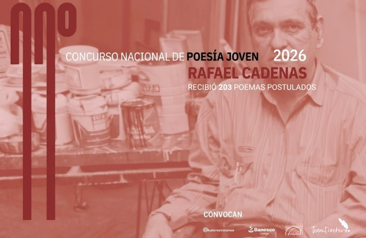 El Concurso de Poesía Joven Rafael Cadenas 2026 cerró su convocatoria con 203 poemas recibidos (2)