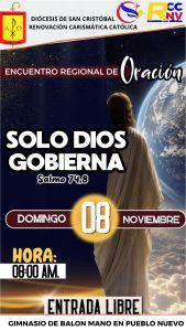 Afiche_Encuentro Anual de Oración_8 Noviembre_Táchira